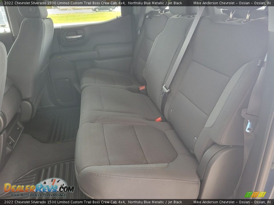 2022 Chevrolet Silverado 1500 Limited Custom Trail Boss Crew Cab 4x4 Northsky Blue Metallic / Jet Black Photo #17