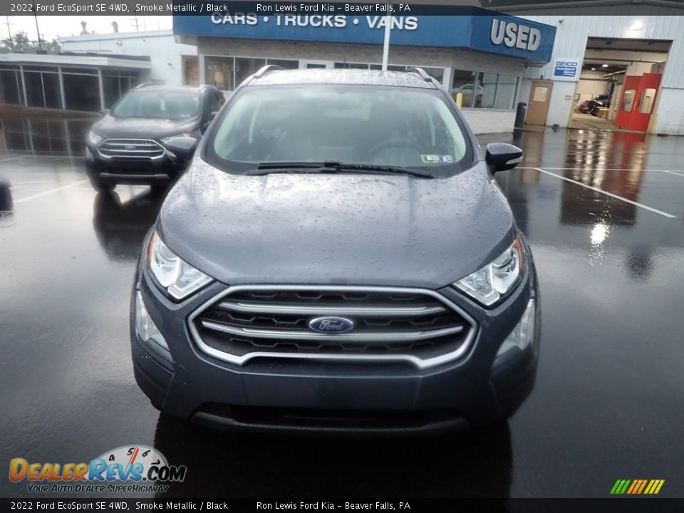 2022 Ford EcoSport SE 4WD Smoke Metallic / Black Photo #3