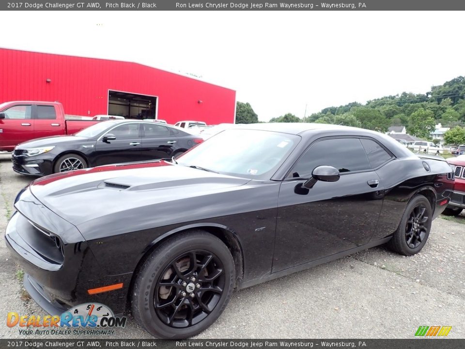 2017 Dodge Challenger GT AWD Pitch Black / Black Photo #1