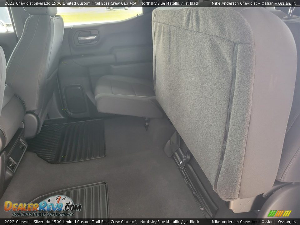 2022 Chevrolet Silverado 1500 Limited Custom Trail Boss Crew Cab 4x4 Northsky Blue Metallic / Jet Black Photo #18