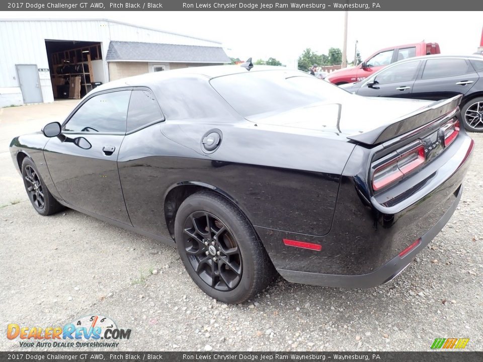 2017 Dodge Challenger GT AWD Pitch Black / Black Photo #2