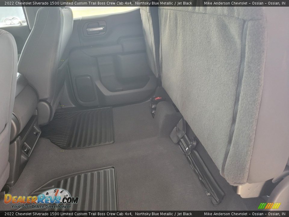 2022 Chevrolet Silverado 1500 Limited Custom Trail Boss Crew Cab 4x4 Northsky Blue Metallic / Jet Black Photo #19