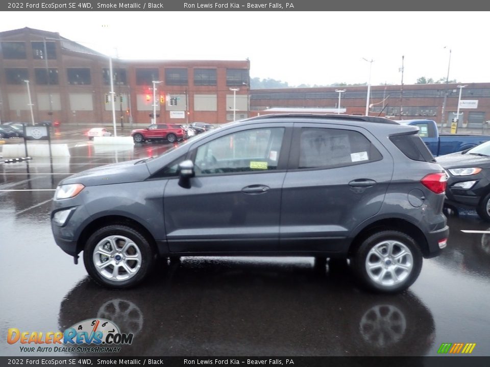 2022 Ford EcoSport SE 4WD Smoke Metallic / Black Photo #5