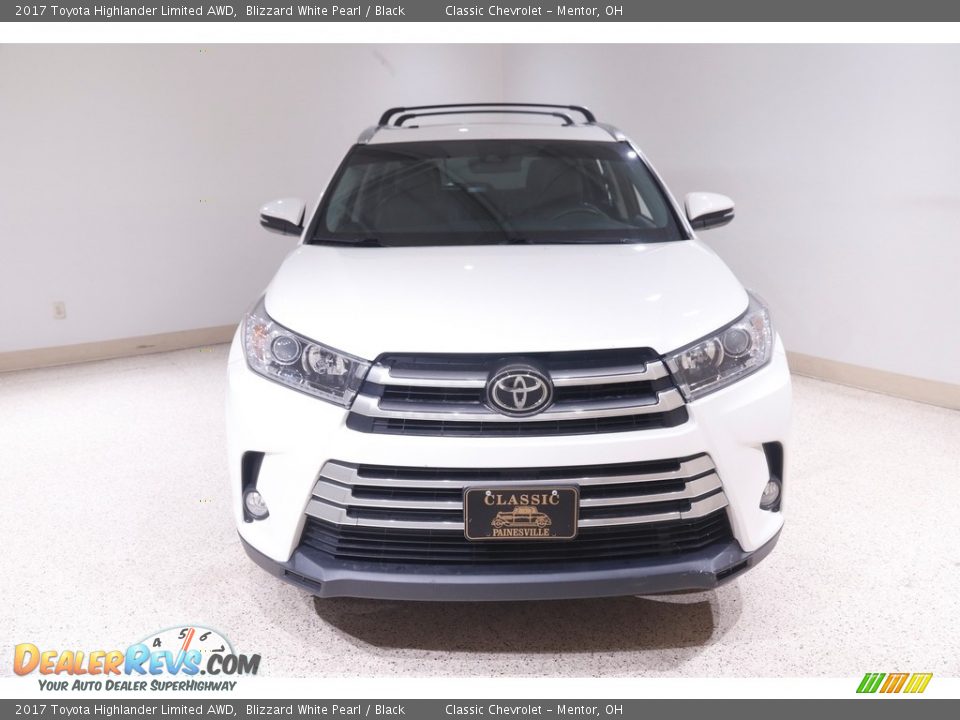 2017 Toyota Highlander Limited AWD Blizzard White Pearl / Black Photo #2