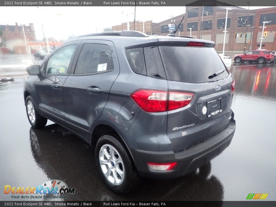 2022 Ford EcoSport SE 4WD Smoke Metallic / Black Photo #6