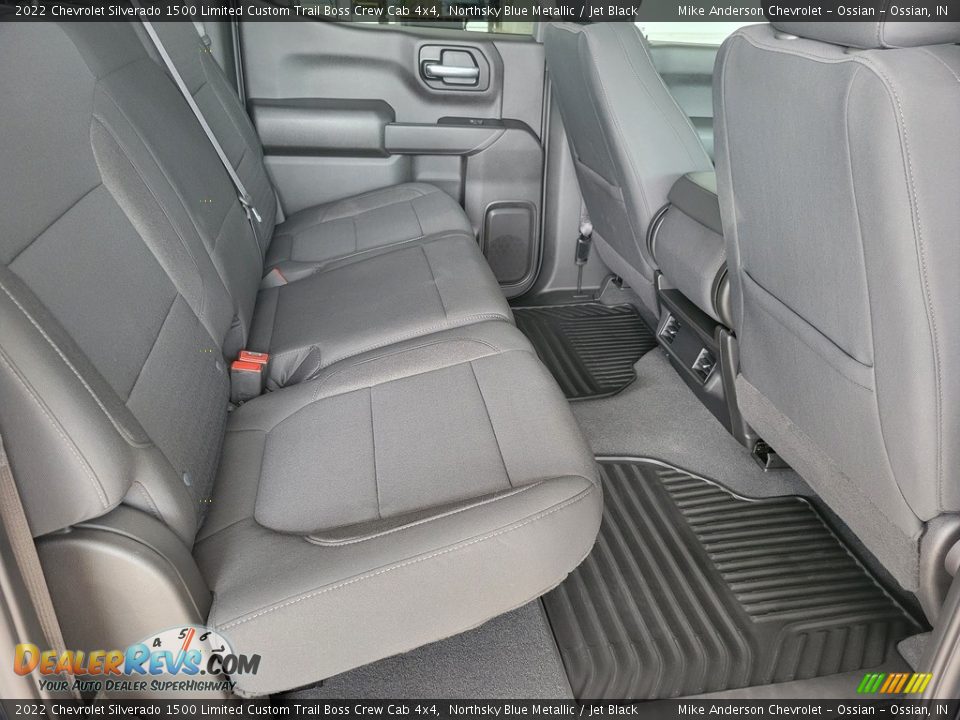 2022 Chevrolet Silverado 1500 Limited Custom Trail Boss Crew Cab 4x4 Northsky Blue Metallic / Jet Black Photo #22