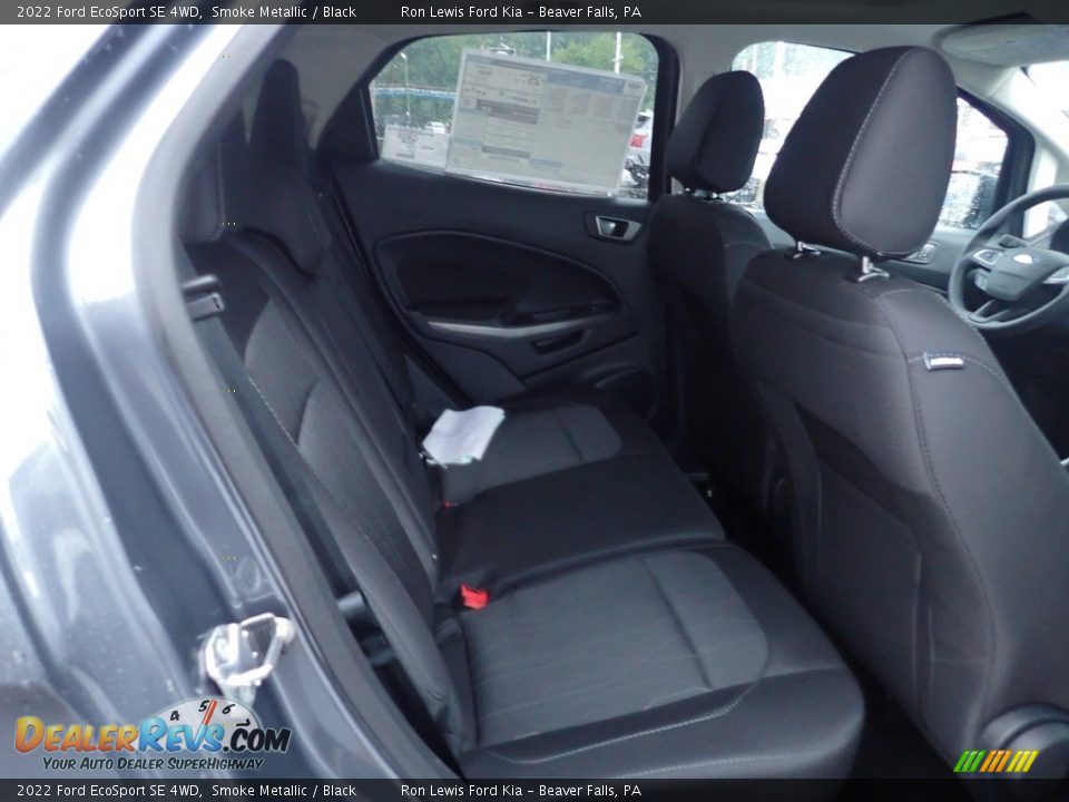 2022 Ford EcoSport SE 4WD Smoke Metallic / Black Photo #10