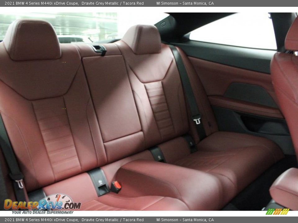 2021 BMW 4 Series M440i xDrive Coupe Dravite Grey Metallic / Tacora Red Photo #29