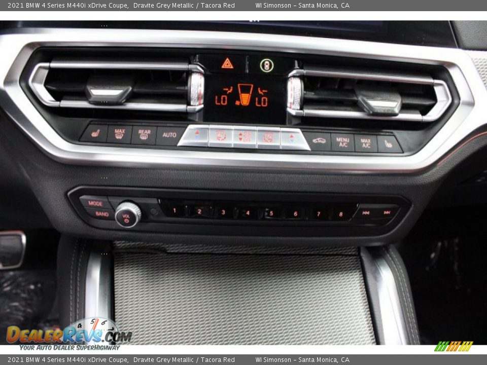 2021 BMW 4 Series M440i xDrive Coupe Dravite Grey Metallic / Tacora Red Photo #30