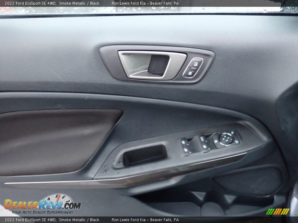 2022 Ford EcoSport SE 4WD Smoke Metallic / Black Photo #15