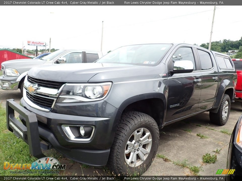 2017 Chevrolet Colorado LT Crew Cab 4x4 Cyber Gray Metallic / Jet Black Photo #1