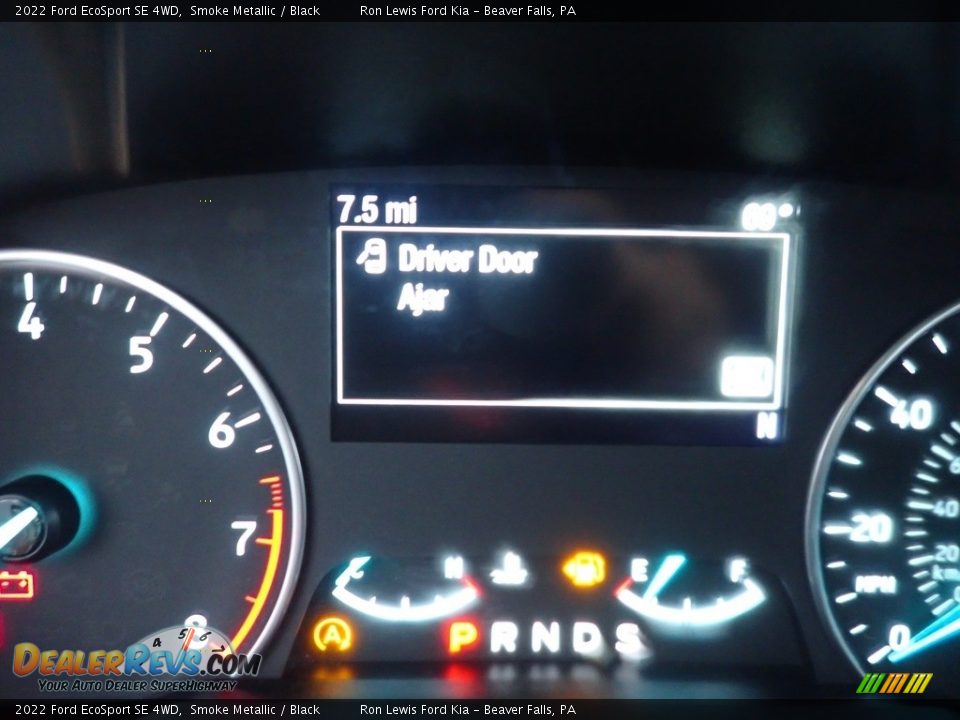 2022 Ford EcoSport SE 4WD Smoke Metallic / Black Photo #16