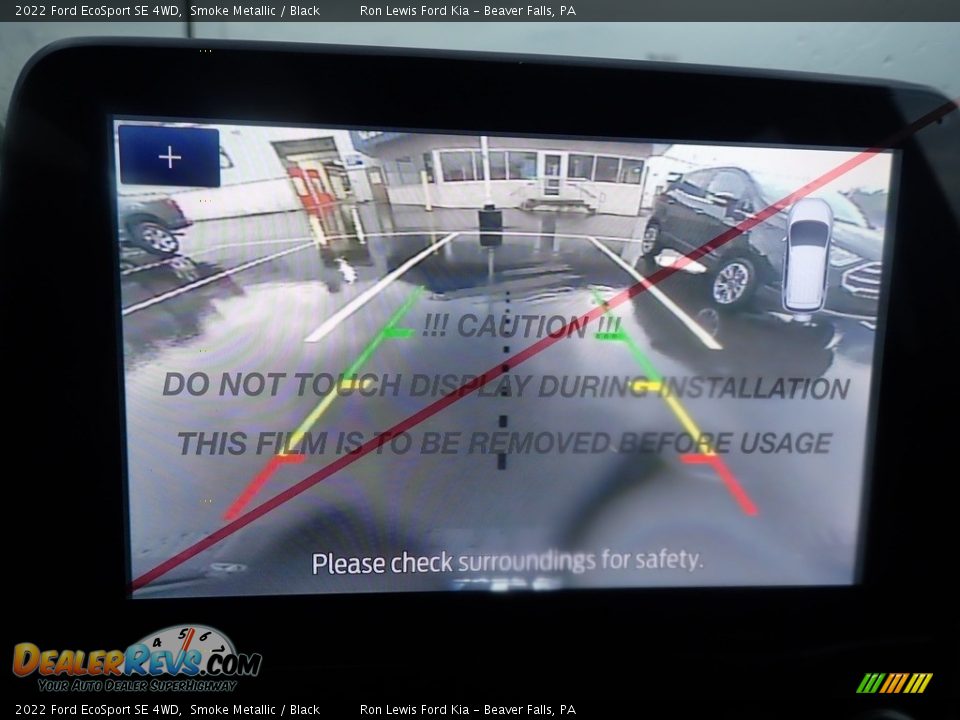 2022 Ford EcoSport SE 4WD Smoke Metallic / Black Photo #18