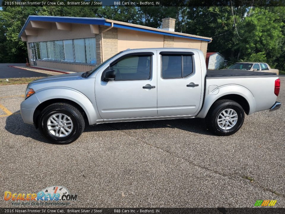 2016 Nissan Frontier SV Crew Cab Brilliant Silver / Steel Photo #1