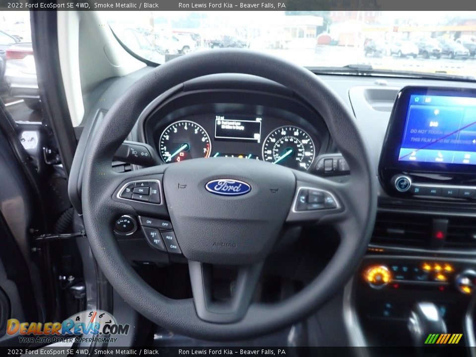 2022 Ford EcoSport SE 4WD Smoke Metallic / Black Photo #19