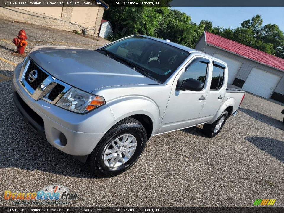 2016 Nissan Frontier SV Crew Cab Brilliant Silver / Steel Photo #2