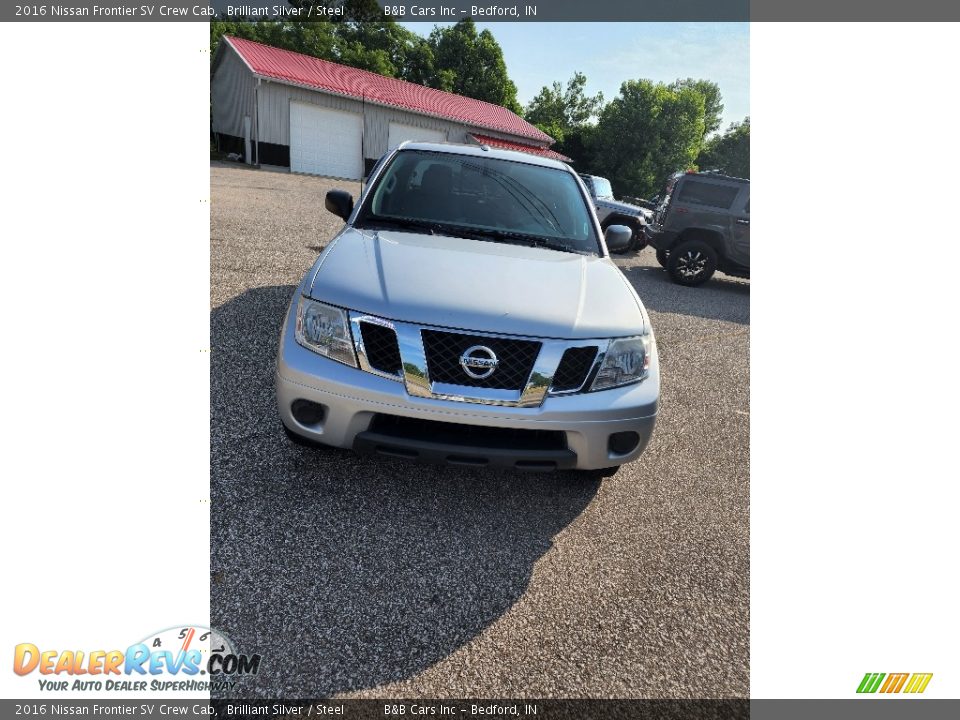 2016 Nissan Frontier SV Crew Cab Brilliant Silver / Steel Photo #3