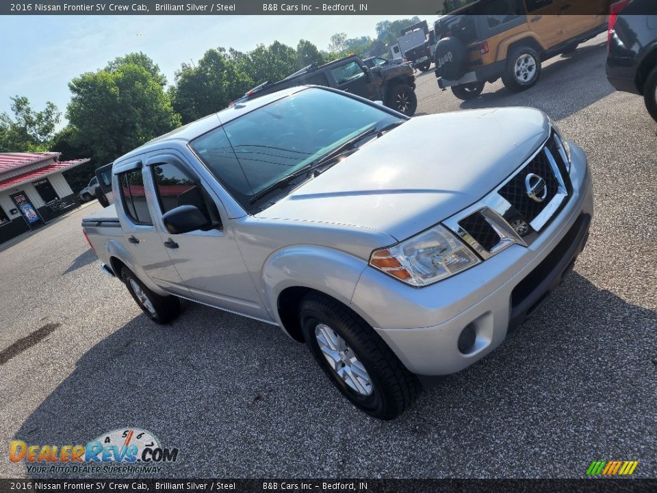 2016 Nissan Frontier SV Crew Cab Brilliant Silver / Steel Photo #4