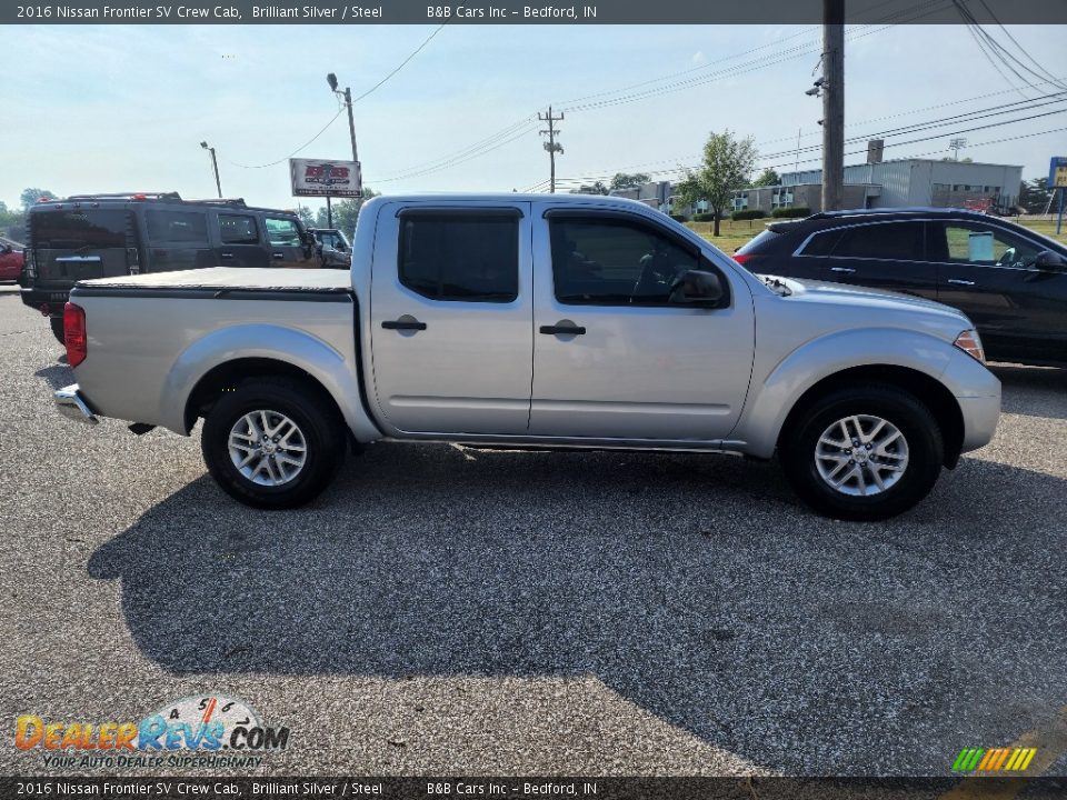 2016 Nissan Frontier SV Crew Cab Brilliant Silver / Steel Photo #5