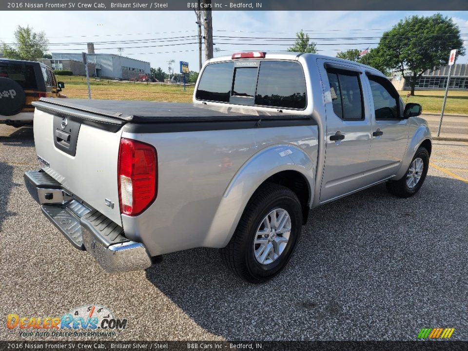 2016 Nissan Frontier SV Crew Cab Brilliant Silver / Steel Photo #6