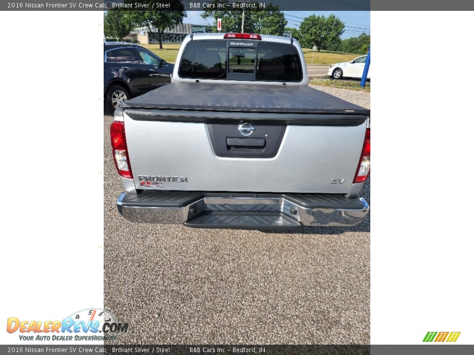 2016 Nissan Frontier SV Crew Cab Brilliant Silver / Steel Photo #7