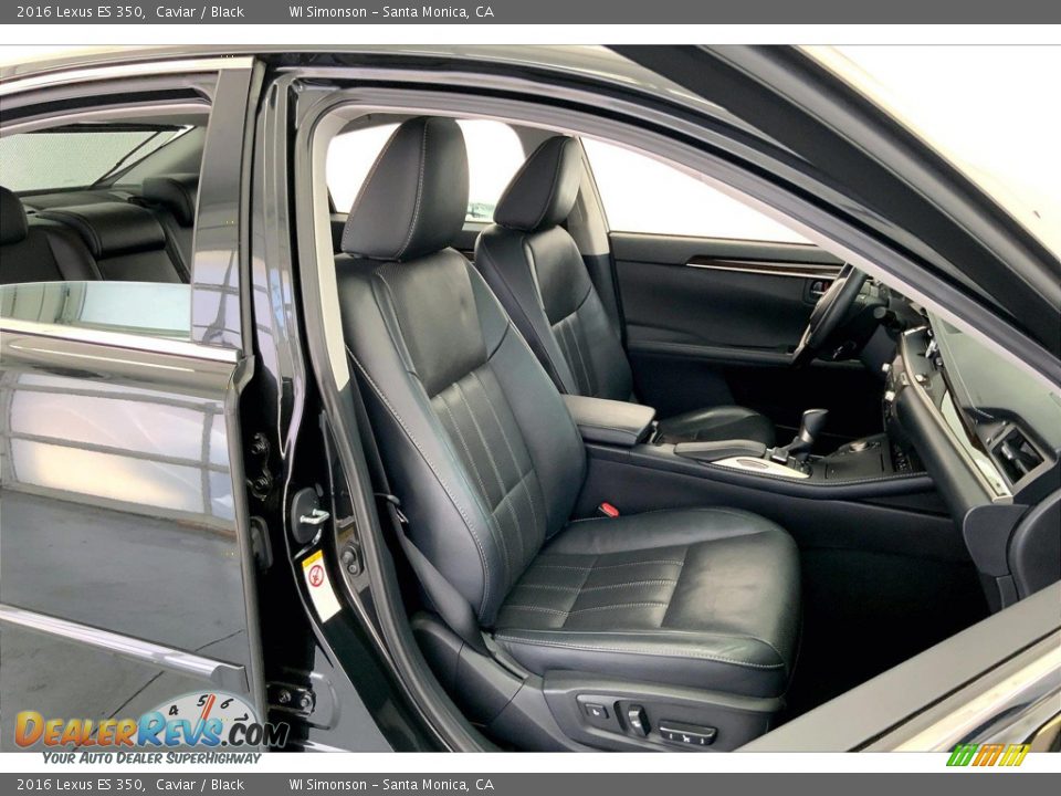 Black Interior - 2016 Lexus ES 350 Photo #6