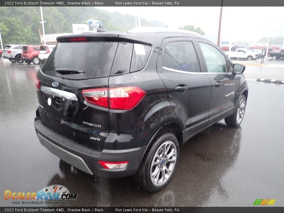 2022 Ford EcoSport Titanium 4WD Shadow Black / Black Photo #8
