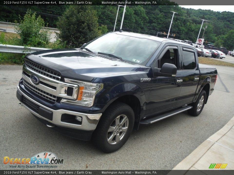 2019 Ford F150 XLT SuperCrew 4x4 Blue Jeans / Earth Gray Photo #14