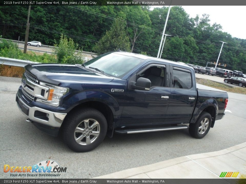 2019 Ford F150 XLT SuperCrew 4x4 Blue Jeans / Earth Gray Photo #15