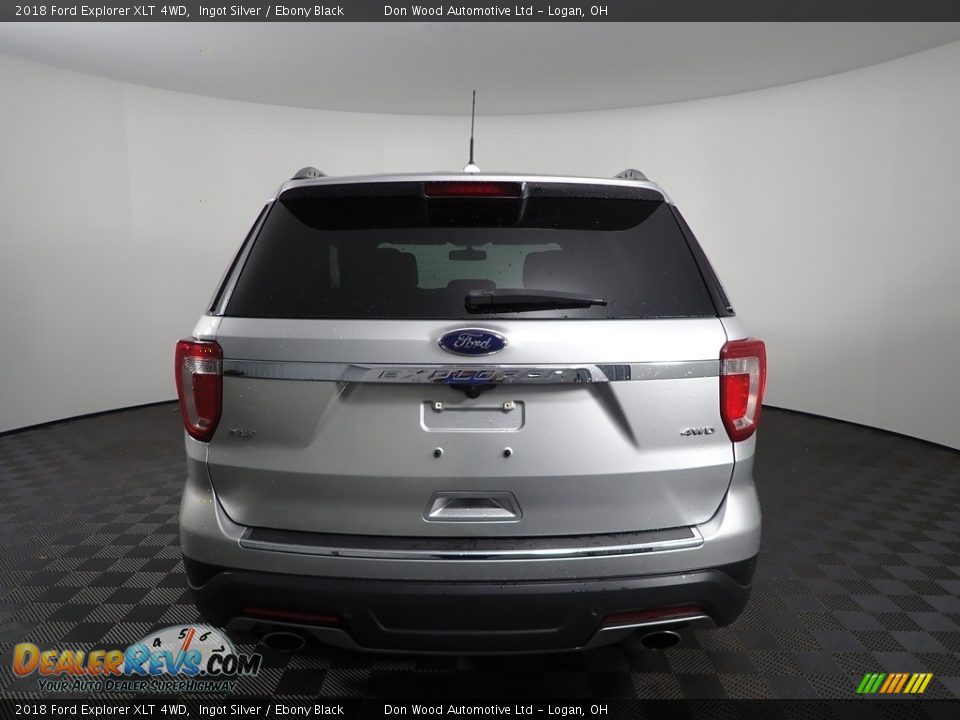 2018 Ford Explorer XLT 4WD Ingot Silver / Ebony Black Photo #7