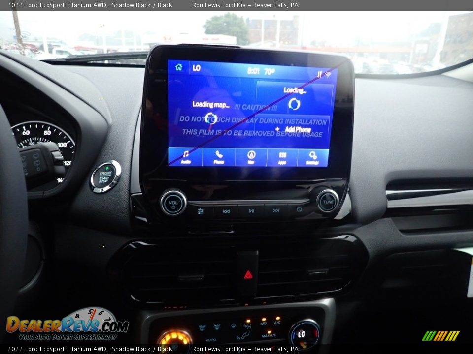 2022 Ford EcoSport Titanium 4WD Shadow Black / Black Photo #16