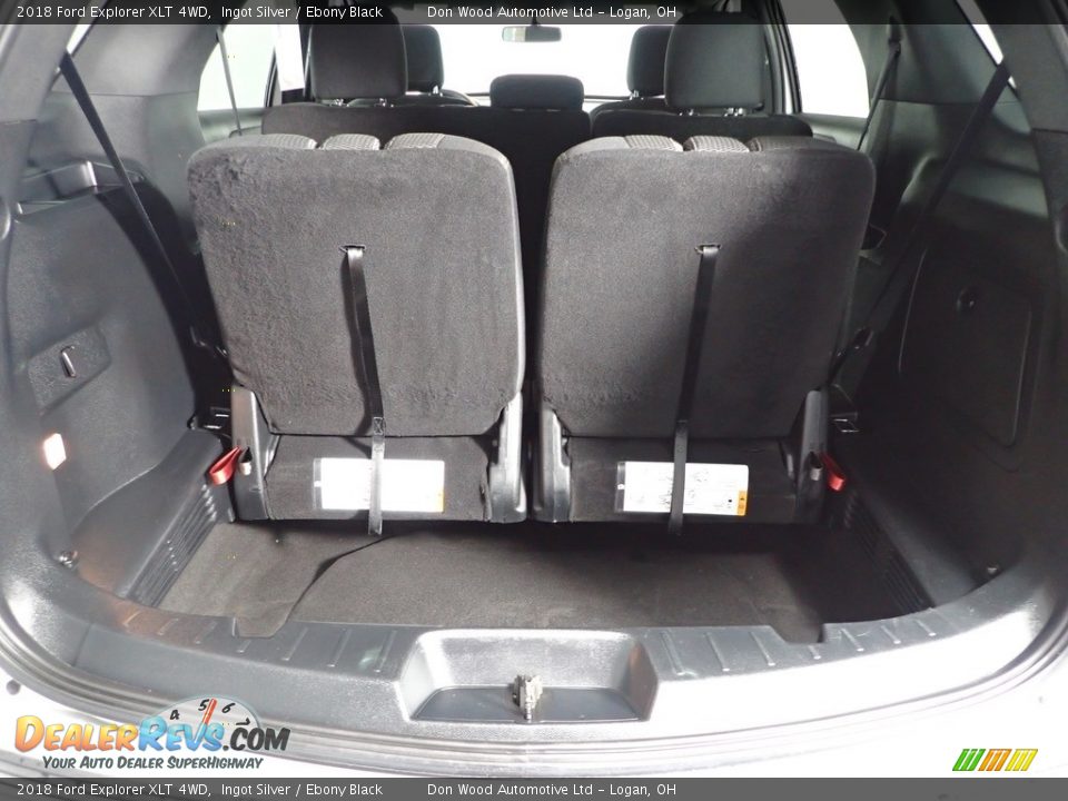 2018 Ford Explorer XLT 4WD Ingot Silver / Ebony Black Photo #9