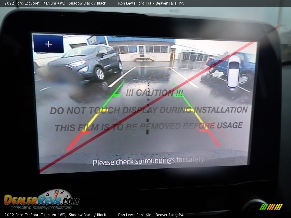 2022 Ford EcoSport Titanium 4WD Shadow Black / Black Photo #18