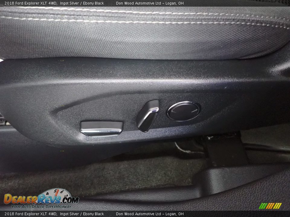 2018 Ford Explorer XLT 4WD Ingot Silver / Ebony Black Photo #13