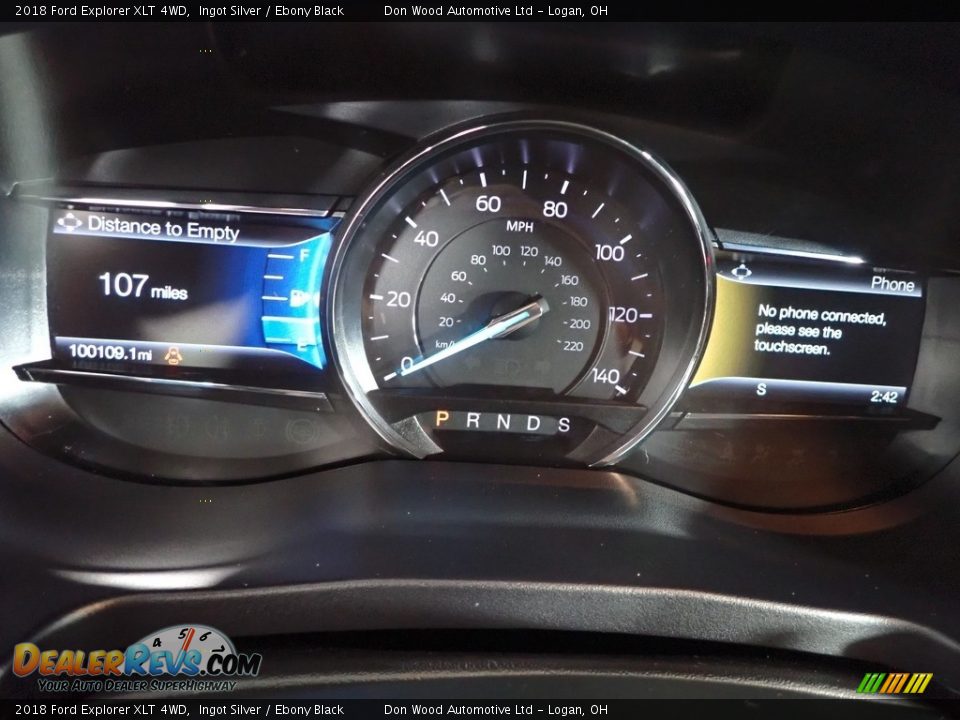 2018 Ford Explorer XLT 4WD Ingot Silver / Ebony Black Photo #18