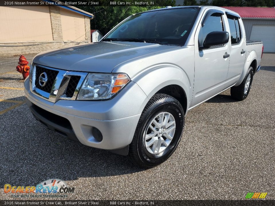 2016 Nissan Frontier SV Crew Cab Brilliant Silver / Steel Photo #26