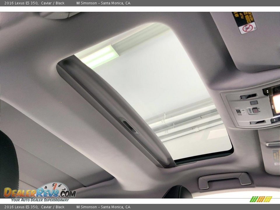 Sunroof of 2016 Lexus ES 350 Photo #25