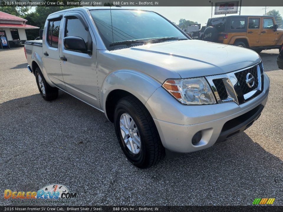 2016 Nissan Frontier SV Crew Cab Brilliant Silver / Steel Photo #27