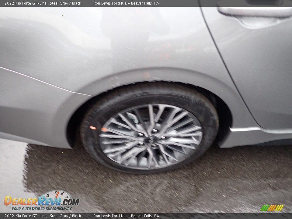 2022 Kia Forte GT-Line Steel Gray / Black Photo #9