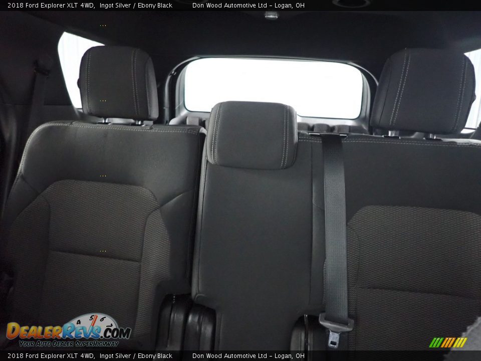 2018 Ford Explorer XLT 4WD Ingot Silver / Ebony Black Photo #21