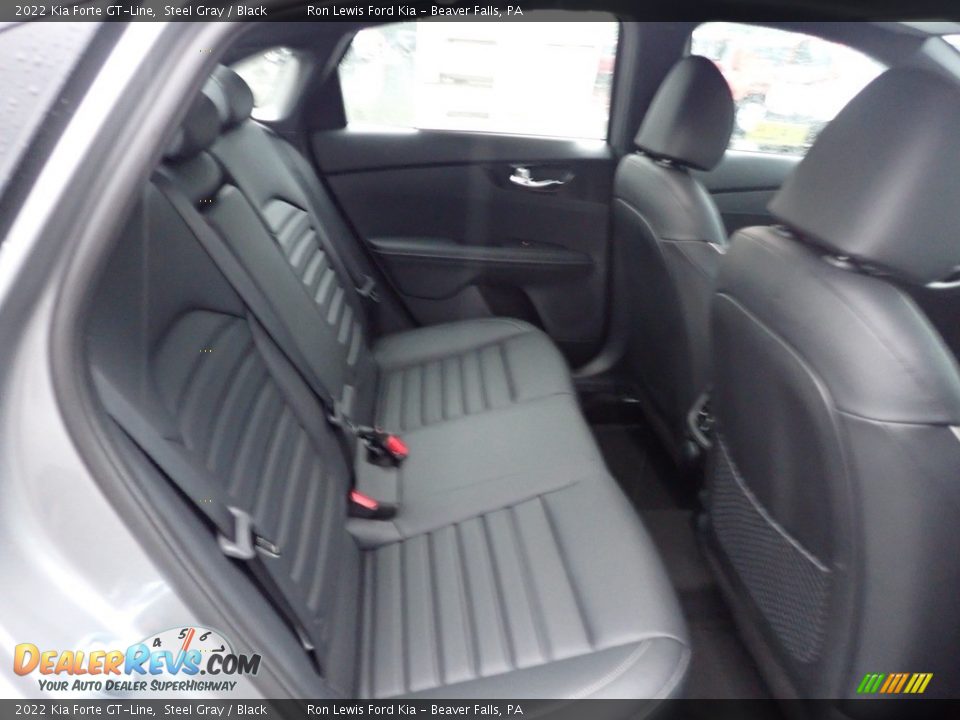 2022 Kia Forte GT-Line Steel Gray / Black Photo #10