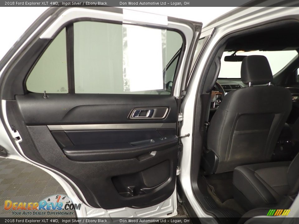 2018 Ford Explorer XLT 4WD Ingot Silver / Ebony Black Photo #22