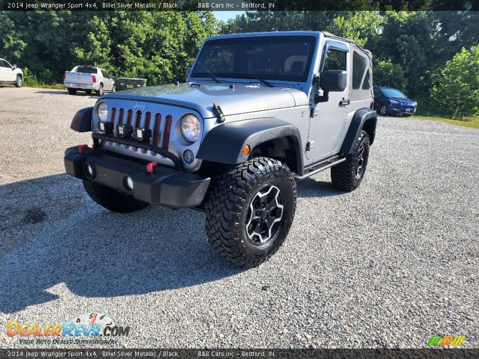 2014 Jeep Wrangler Sport 4x4 Billet Silver Metallic / Black Photo #1