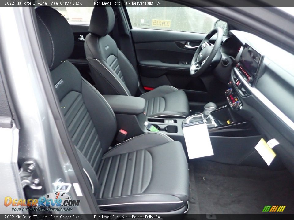 2022 Kia Forte GT-Line Steel Gray / Black Photo #11