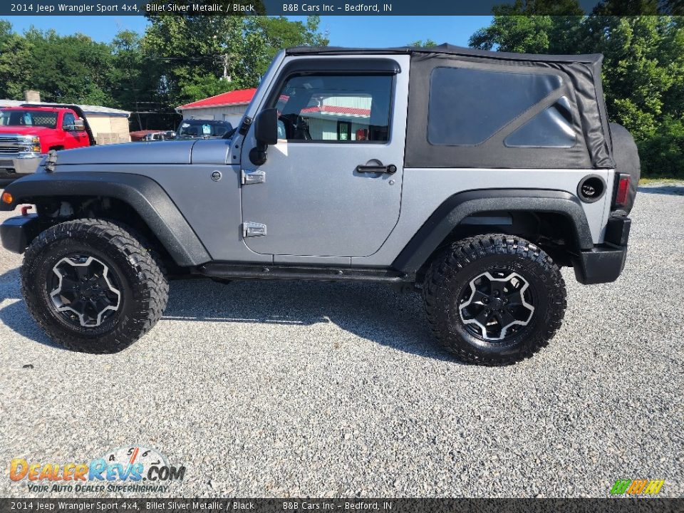 2014 Jeep Wrangler Sport 4x4 Billet Silver Metallic / Black Photo #2