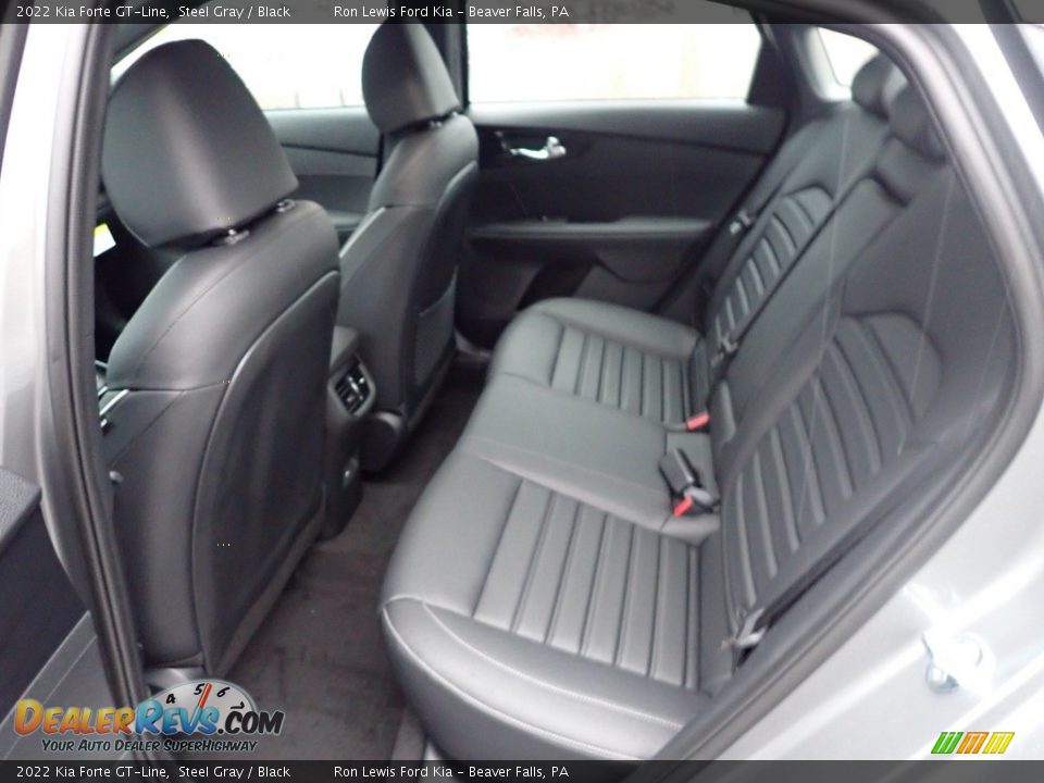 2022 Kia Forte GT-Line Steel Gray / Black Photo #12