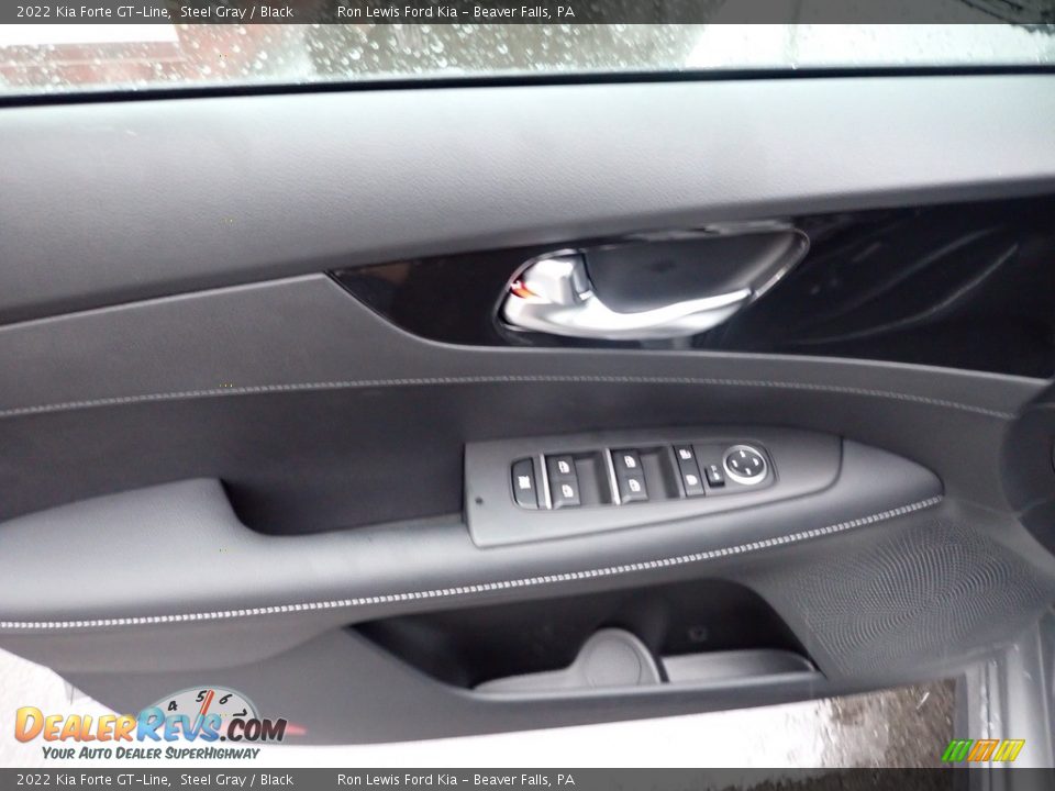2022 Kia Forte GT-Line Steel Gray / Black Photo #15