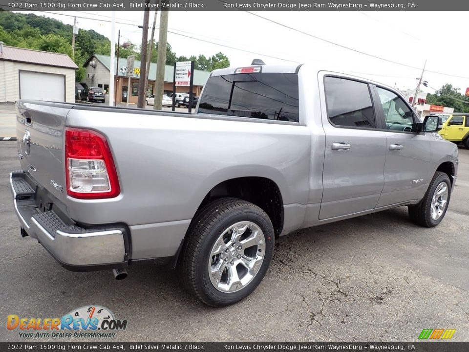 2022 Ram 1500 Big Horn Crew Cab 4x4 Billet Silver Metallic / Black Photo #5