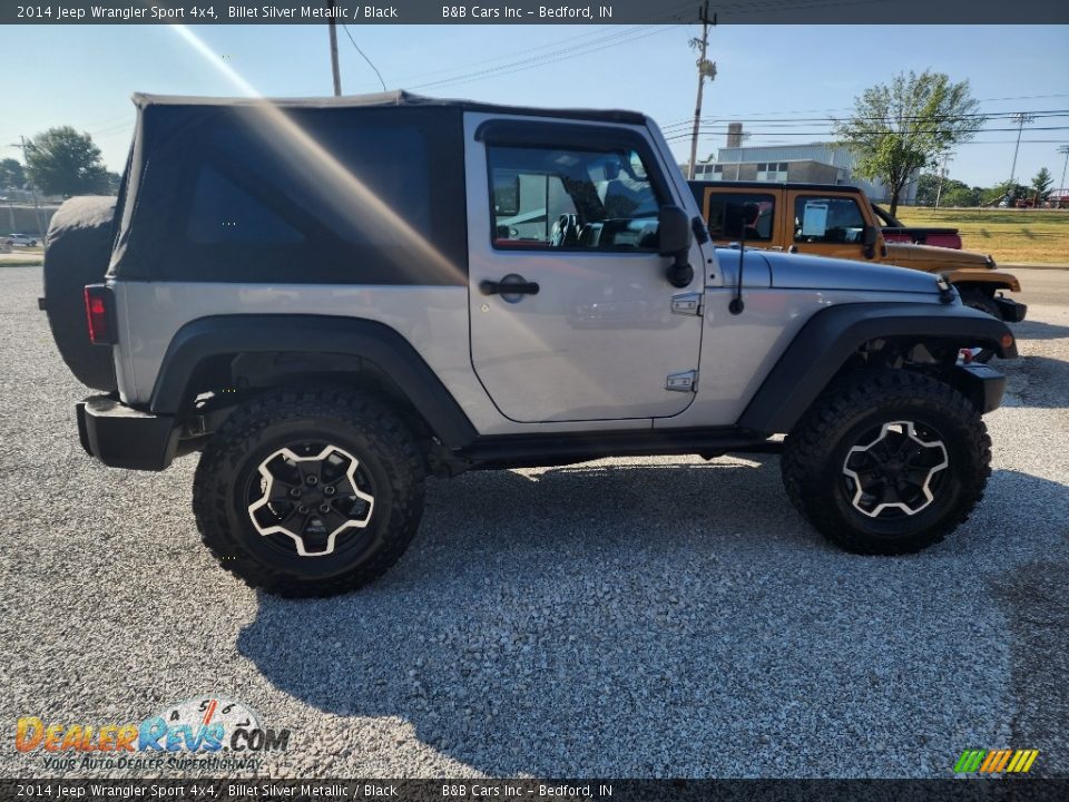 2014 Jeep Wrangler Sport 4x4 Billet Silver Metallic / Black Photo #6