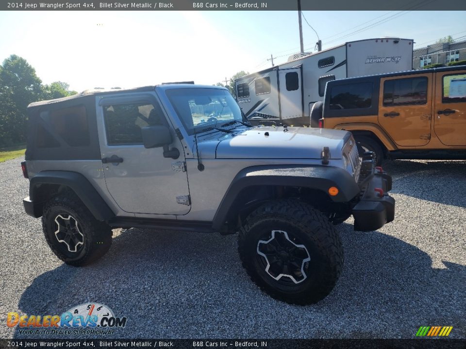 2014 Jeep Wrangler Sport 4x4 Billet Silver Metallic / Black Photo #7